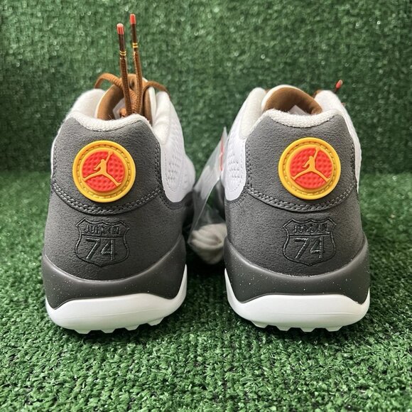 Nike Air Jordan 9 Golf Shoes Mens Size 9.5 Low NRG US Open White Grey FN6931-100 - Picture 14 of 15